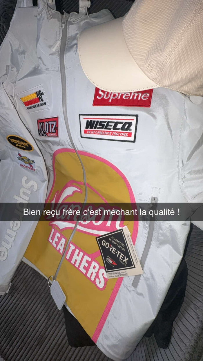 Veste suprême x vanson leathers